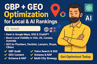 optimize your google business profile and GEO for ai and map rankings