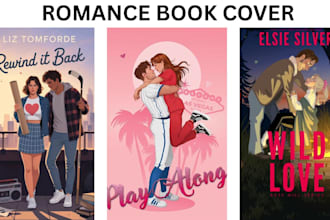 illustrate romance, contemporary romance and fantasy book cover