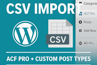 import CSV or excel data into wordpress