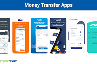 develop money transfer app and website, loan app
