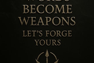 write cinematic brand verses and legacy quotes that command presence