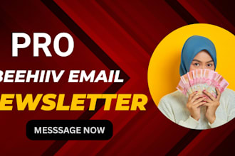 setup beehiiv account, ai newsletter  landing page design