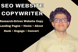 write SEO optimized content for your website