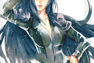 making anime, mecha, pop art ,fan art and original character