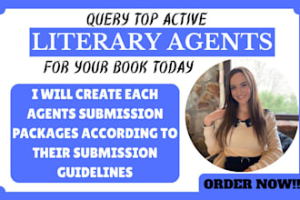 submit your book to active literary agents write book proposal query letter