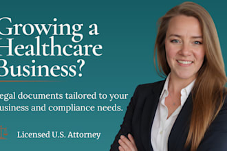 draft hipaa legal documents as a licensed attorney