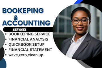 do proper setup clean up, bookkeeping with quickbooks online,xero ,wave
