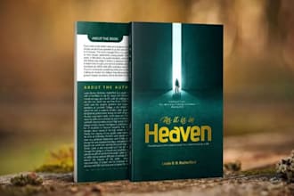 design minimalist christian book cover design for KDP and print publication