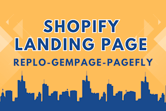build clone shopify landing page one product store replo landing page pagefly