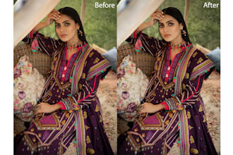 do editorial fashion beauty photo retouching and enhancement