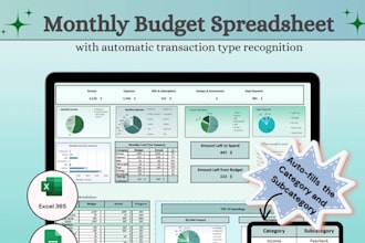 create monthly budget spreadsheet excel dashboard budget google sheet template