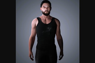 realistic character, daz 3d, xgen hair,face morph, body rig, iclone bake texture