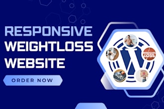 weight loss website, health wbsite, fitness website weight loss leads