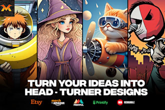 do amazing cartoon t shirt designs for you