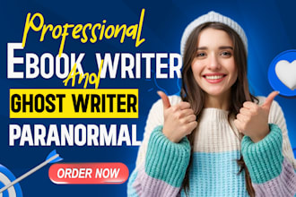 ghostwrite paranormal romance, mystery story, witchcraft, fantasy and astrology