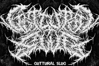 draw a metal band logo