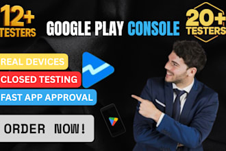 deliver 12 or 20 testers for your apps google play closed test for 14 days