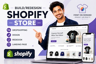 create premium print on demand shopify store with printful