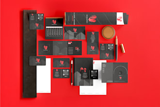 design logo, business card, letterhead and stationery items