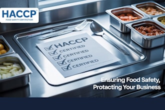 create iso 22000 and brcgs food safety documentation for compliance