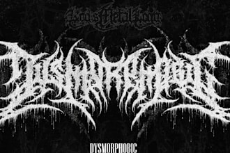 death metal logo, metalcore,deathcore, for band, brands, clothing