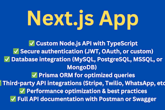 develop responsive nextjs web applications with typescript