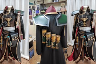 3d print costume cosplay prop 3d wearable anime armor foam cosplay creation prop