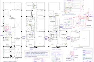 design mep, hvac layouts, 2d blueprints, mep and hvac stamp