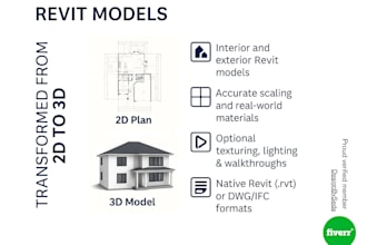 convert your plans into a detailed revit house model fast