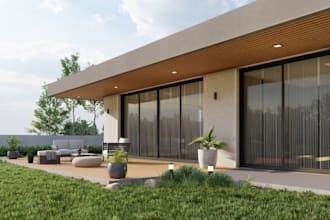 create realistic architectural 3d renders from you plants