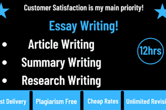 do urgent research, case study analysis, and summary writing