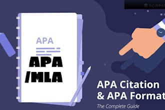 proofread and format apa 7, documents and mla paper in 12hrs