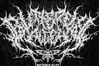 make custom brutal death metal logo for your band