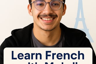 teach you french in a fun and easy way from a fluent speaker