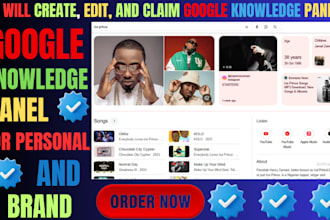 edit, claim, and create verified a google knowledge panel for personal and brand
