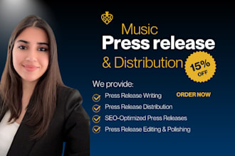 do music press release, press release writing and press release distribution