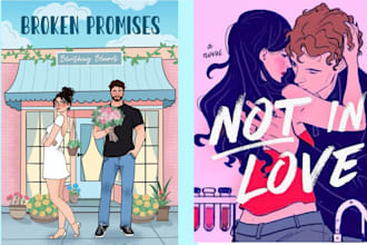 be your professional illustrator for romance book, ebook cover lgbtq ya and gay