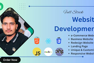 do website development as full stack developer