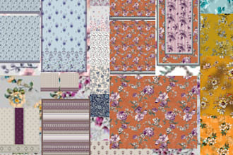 design digital textile prints and patterns