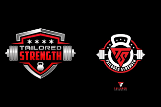 do unique bodybuilding or physical fitness logo design