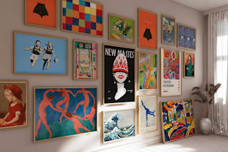 provide you a curated collection of 100,000 digital wall art prints