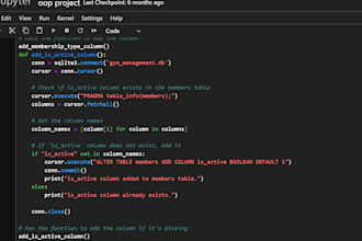 help you with python, oop, and flask assignments and projects