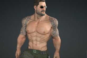 iclone character,nsfw model,3d game character,shapr3d,retarget ue5 4 rig skelton