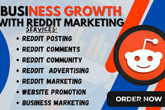 do reddit post and comment for business ai product saas website seo ads manage