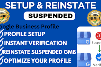 do google my business profile verification setup reinstate shopping ads ranking