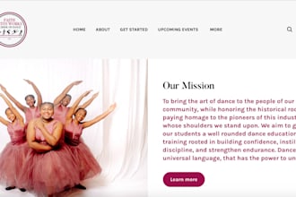 create a one page, multi page or ecommerce website in 2 weeks