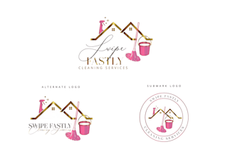 do cleaning, maintenance and pressure washing logo design