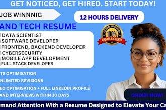 write a software developer, programmer resume, and CV