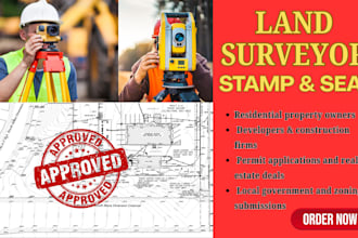 usa tx fl nc ny wg ca land surveyor plan drawing topography and boundary survey