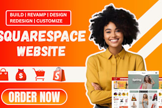 a responsive squarespace website with SEO optimization